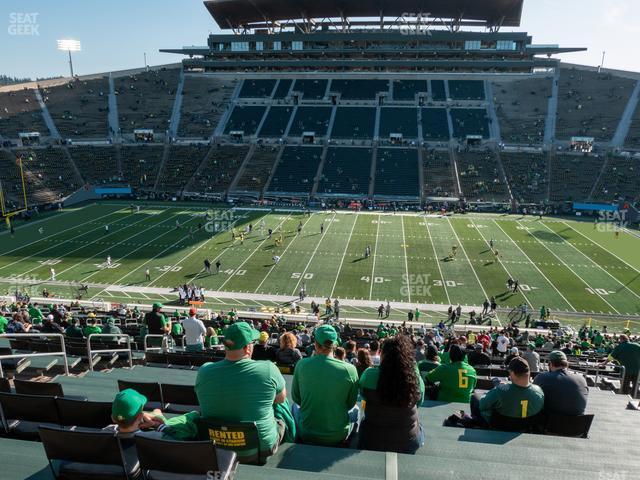 Seating view for Autzen Stadium Section Sro 10