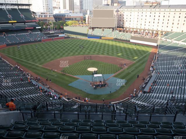 Seating view for Oriole Park at Camden Yards Section 336