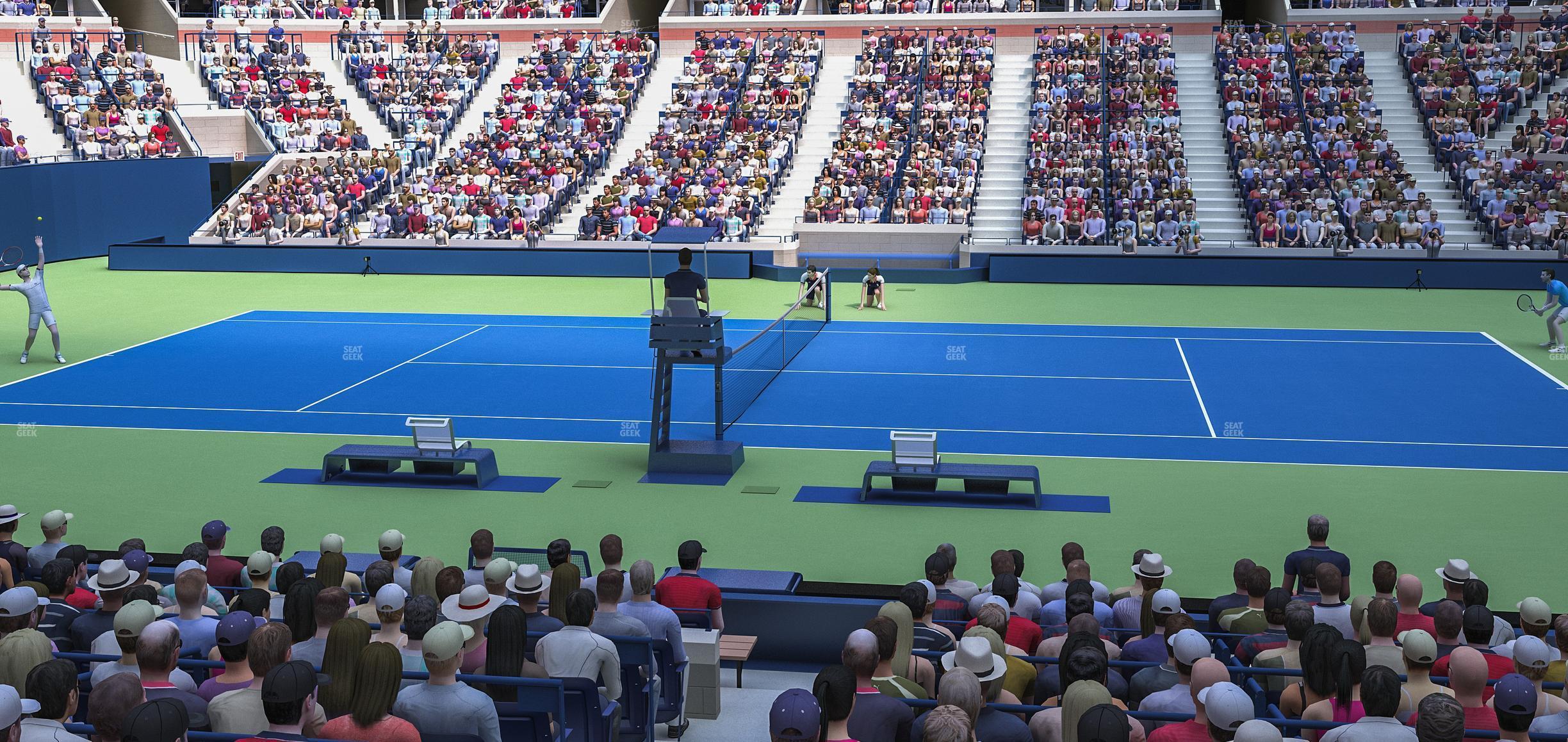 Seating view for Arthur Ashe Stadium Section 54