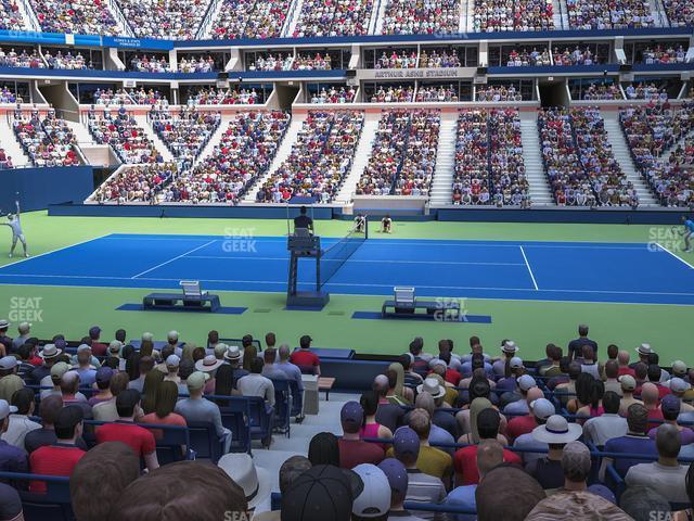 Seating view for Arthur Ashe Stadium Section 54