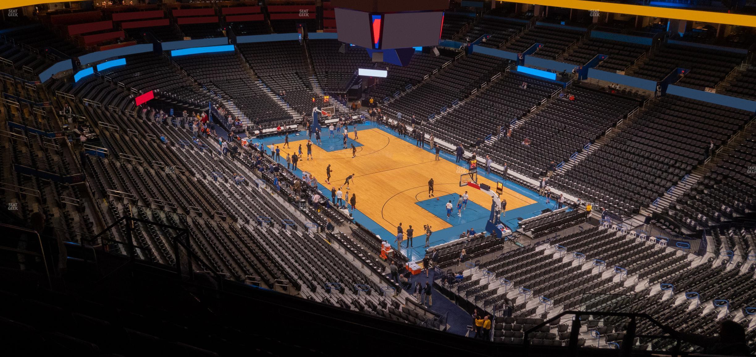 Seating view for Paycom Center Section 319