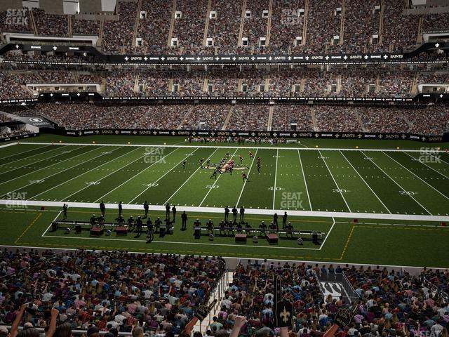 Seating view for Caesars Superdome Section 335