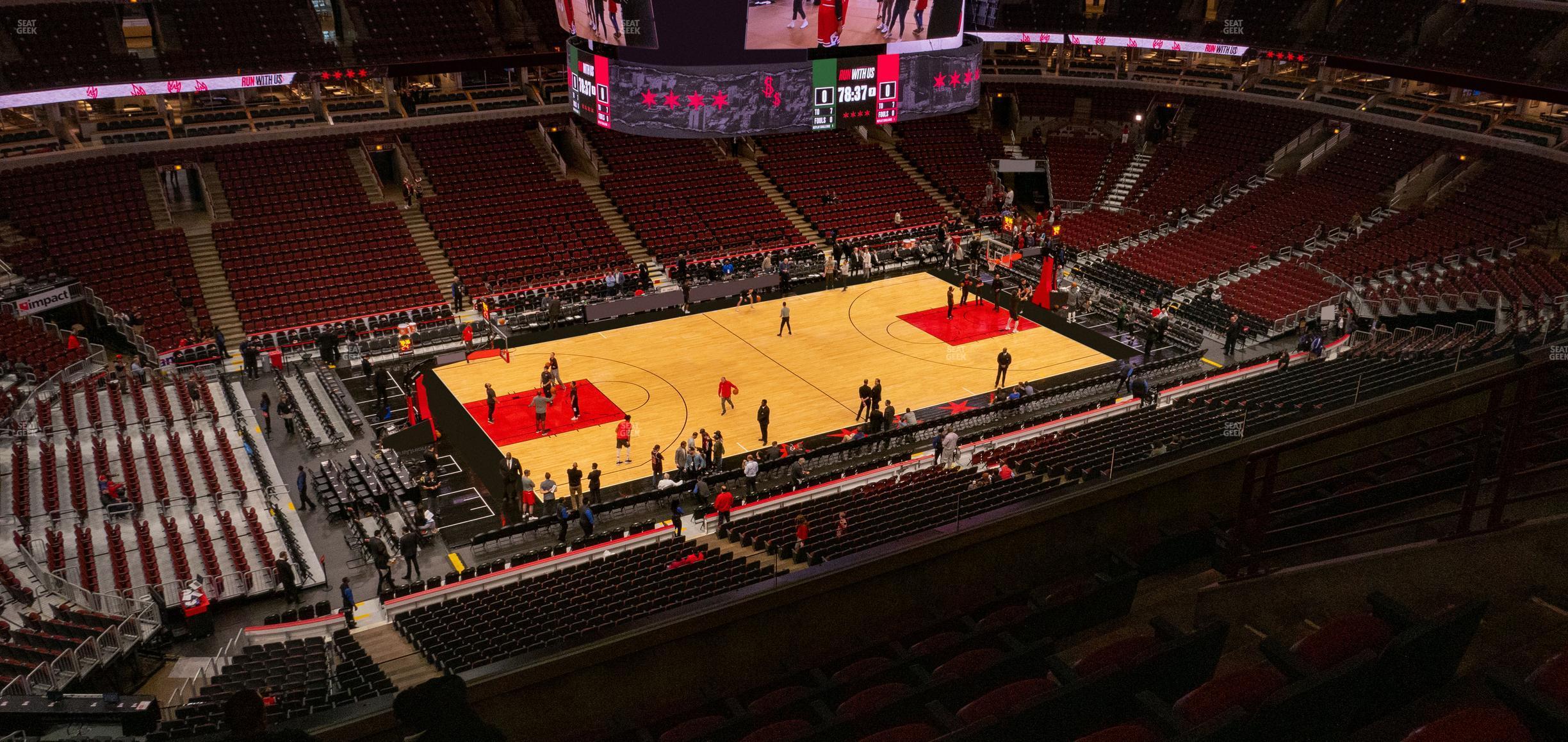 Seating view for United Center Section 320