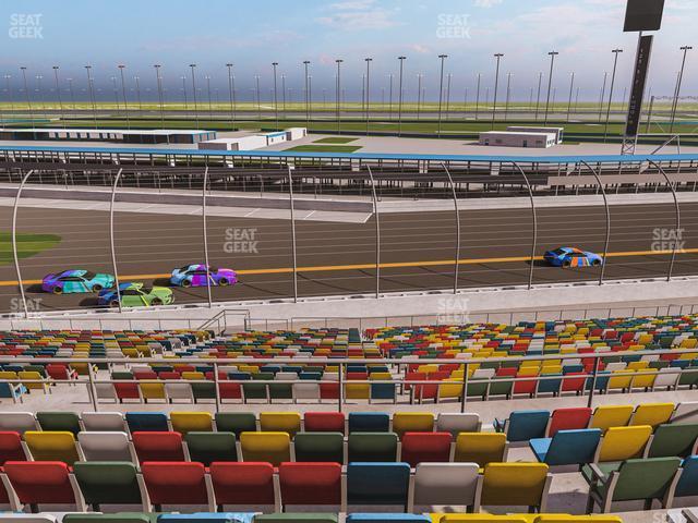 Seating view for Daytona International Speedway Section Back 162