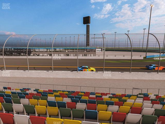 Seating view for Daytona International Speedway Section Front 167