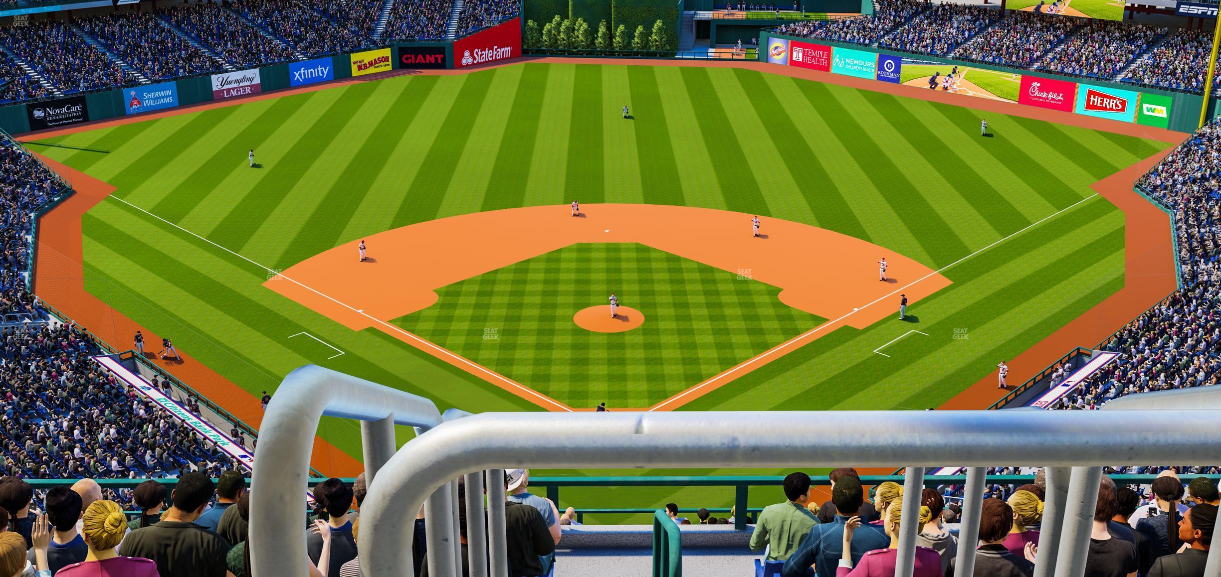 Seating view for Citizens Bank Park Section 420 V