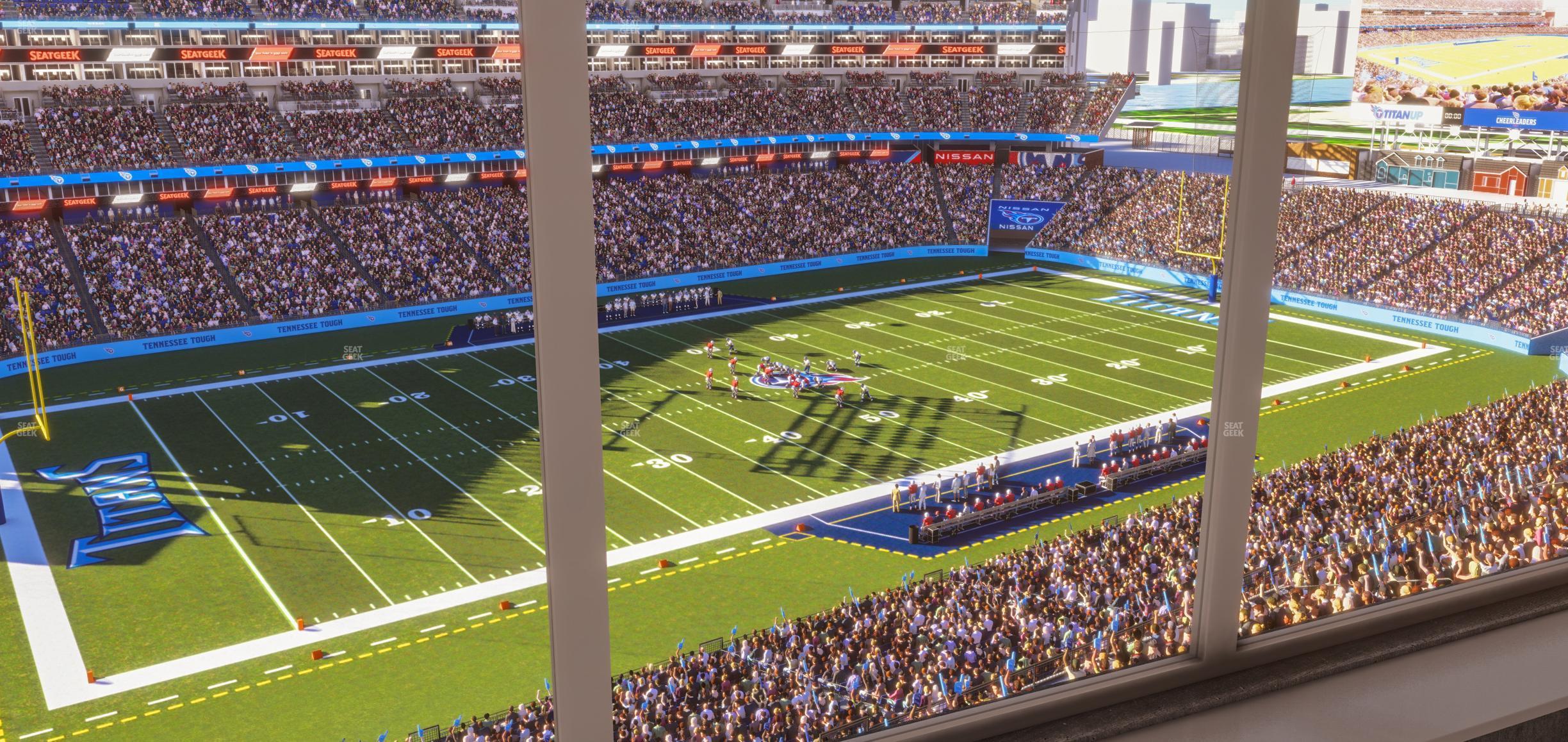 Seating view for Nissan Stadium Section Suite 633 E