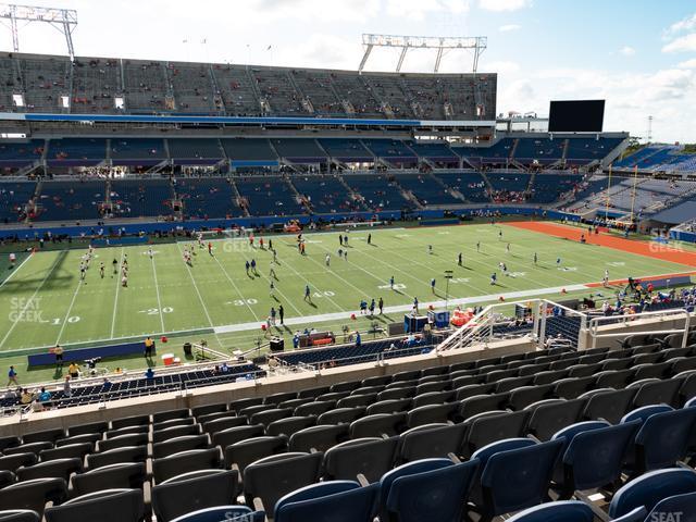 Seating view for Camping World Stadium Section Plaza 10