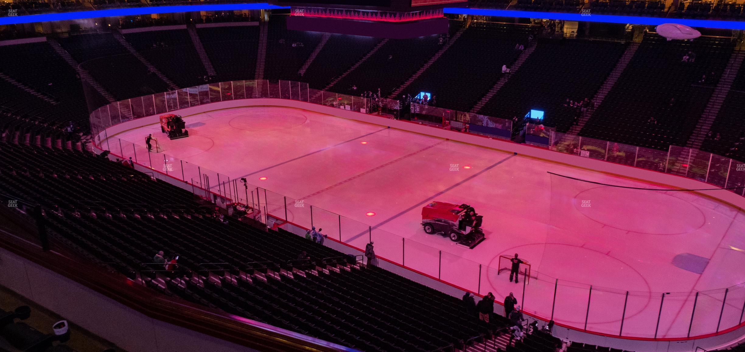 Seating view for Xcel Energy Center Section Club 2