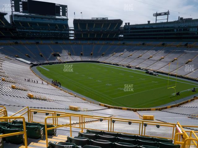 Seating view for Lambeau Field Section 405