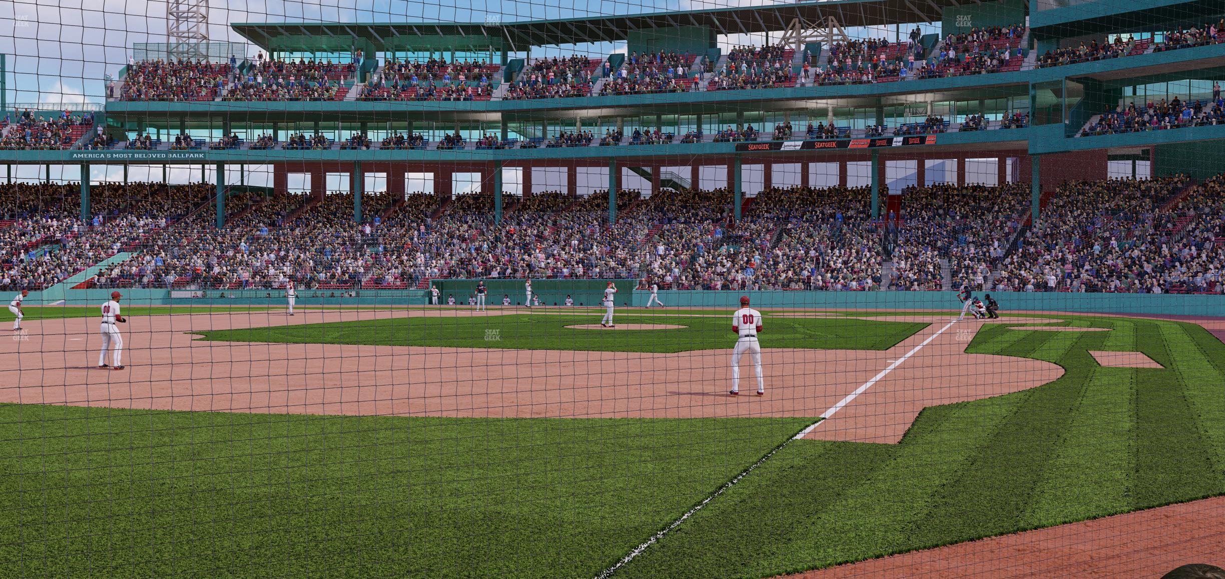 Seating view for Fenway Park Section Field Box Club 79