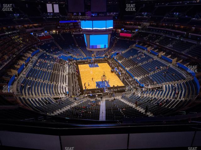 Seating view for Kia Center Section 218