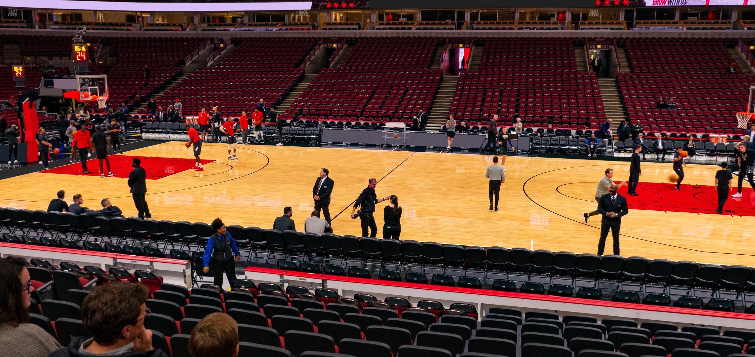 Seating view for United Center Section 111