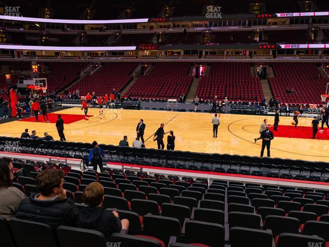 Seating view for United Center Section 111