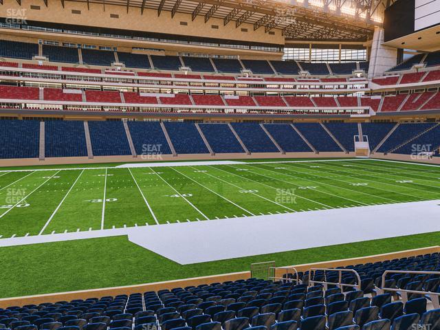 Seating view for NRG Stadium Section 108