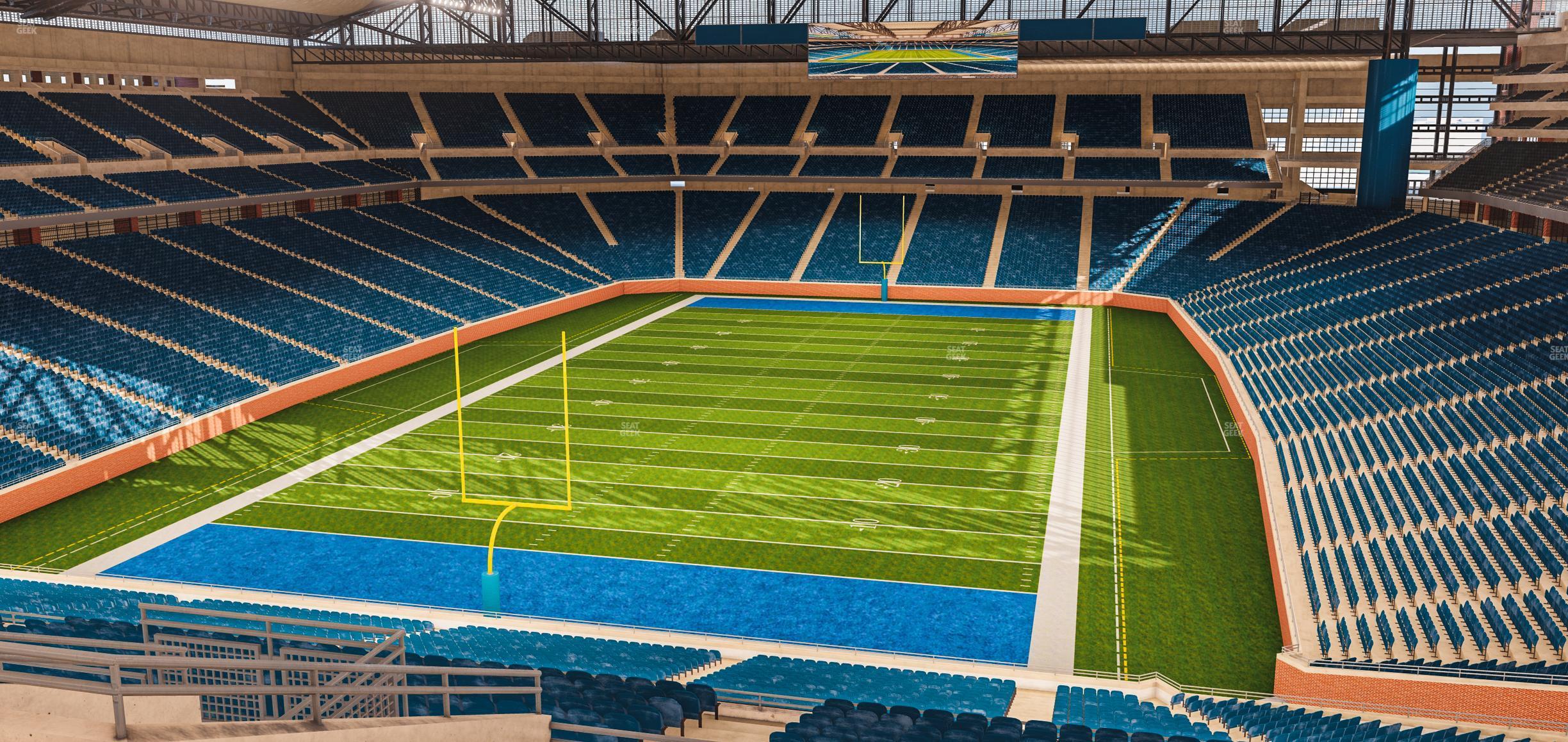 Seating view for Ford Field Section 346