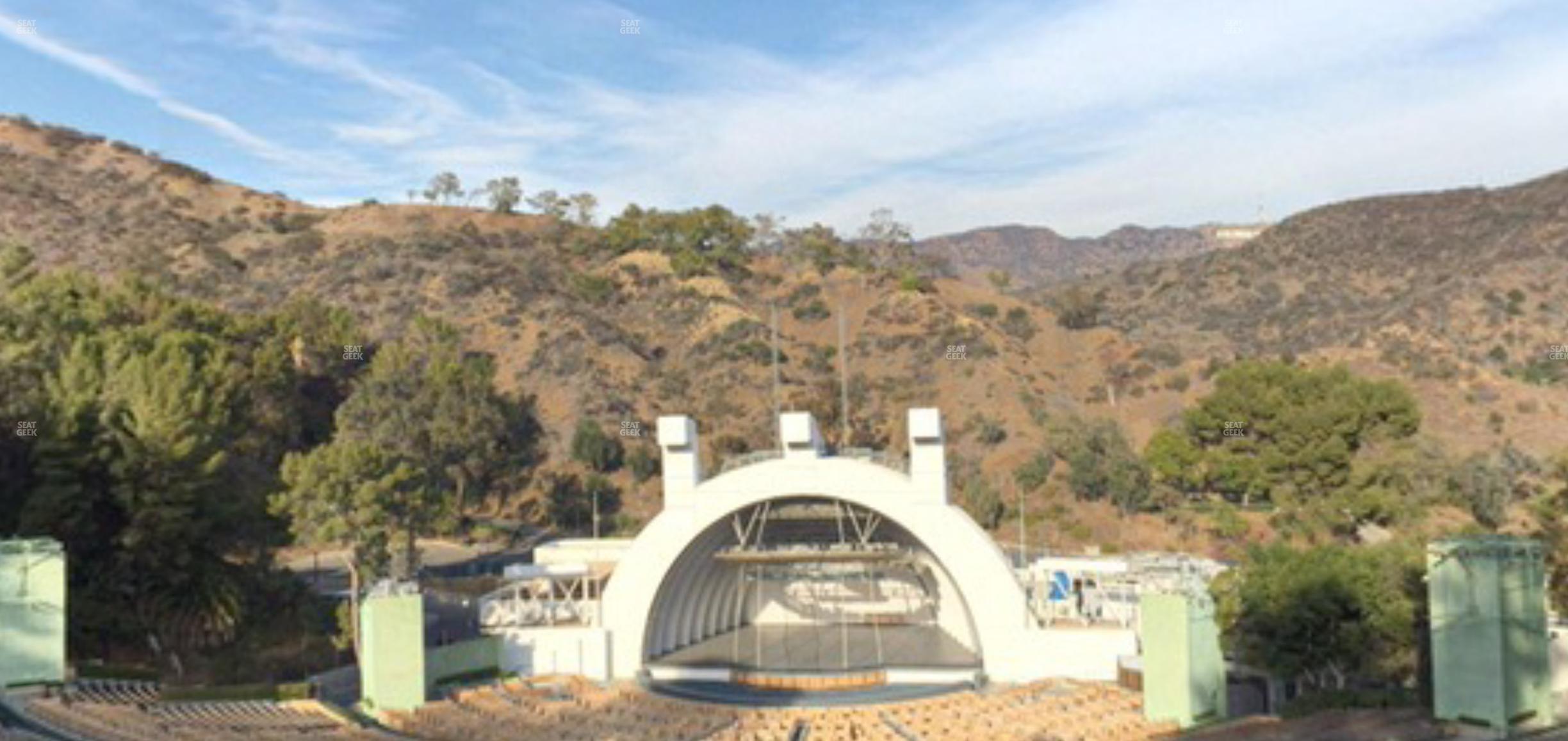 Seating view for Hollywood Bowl Section R 1