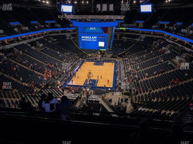 Seating view for Target Center Section 220