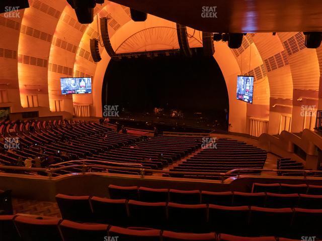 Seating view for Radio City Music Hall Section First Mezzanine 1