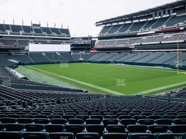 Seating view for Lincoln Financial Field Section 125