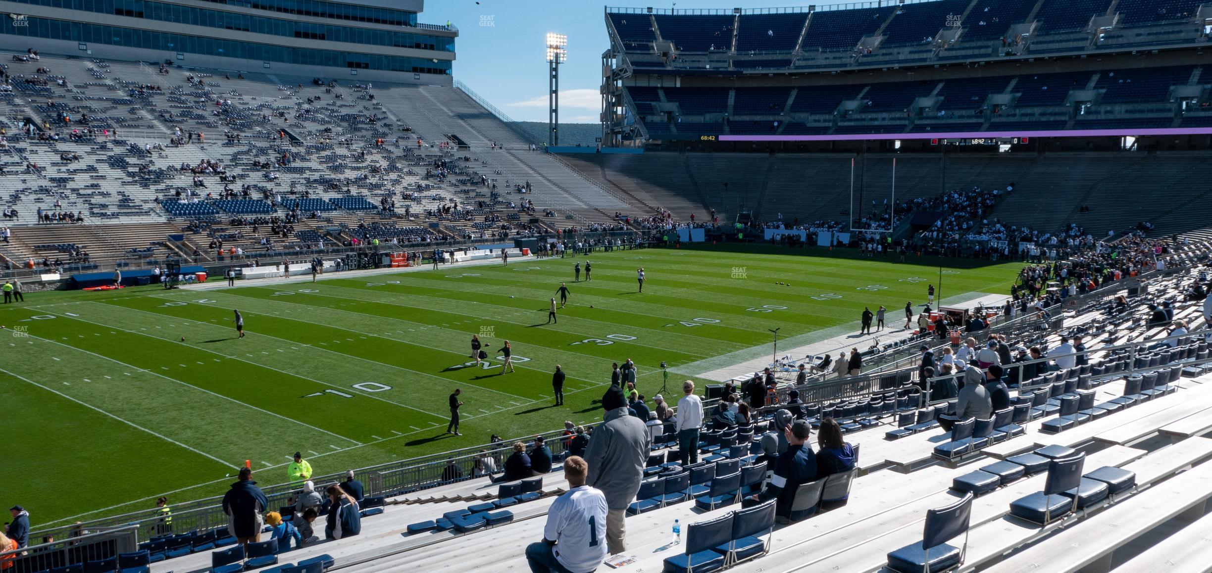 Seating view for Beaver Stadium Section North A