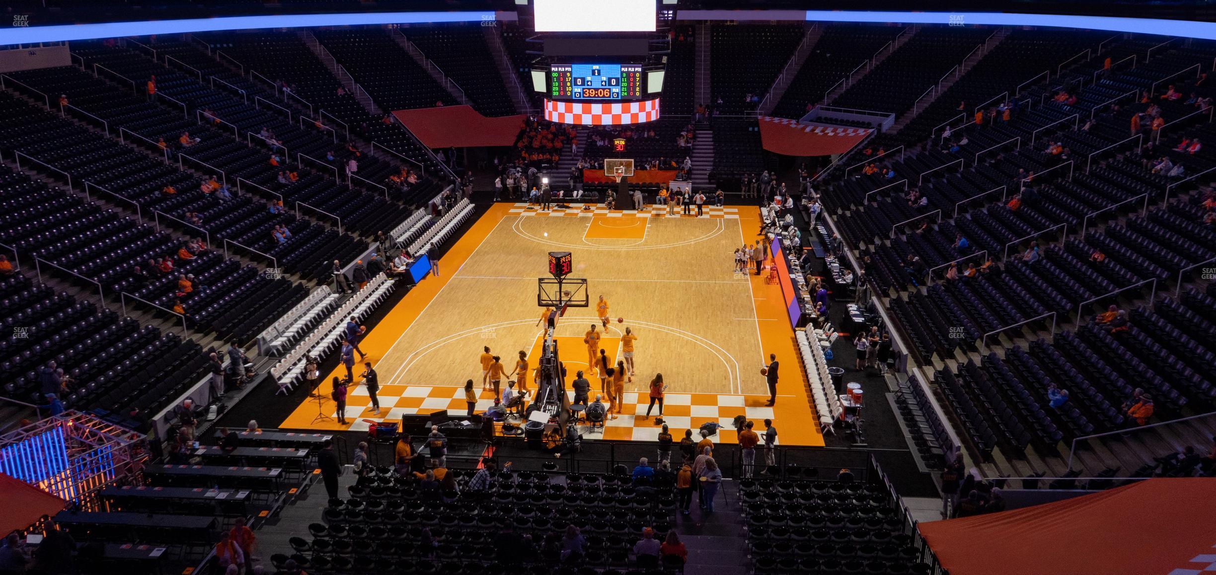 Seating view for Thompson-Boling Arena at Food City Center Section 212