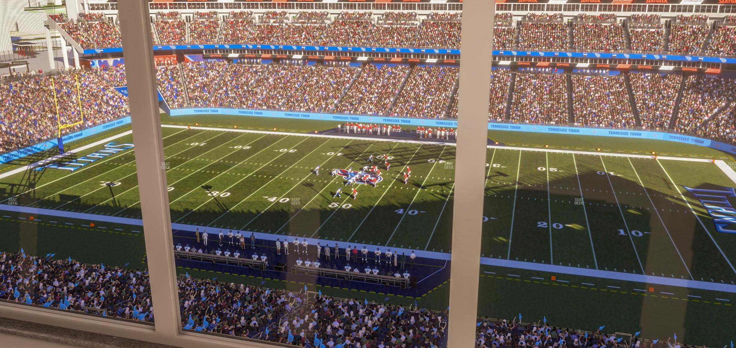 Seating view for Nissan Stadium Section Suite 665 W A