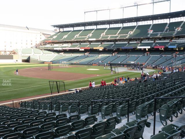 Seating view for Oriole Park at Camden Yards Section 62