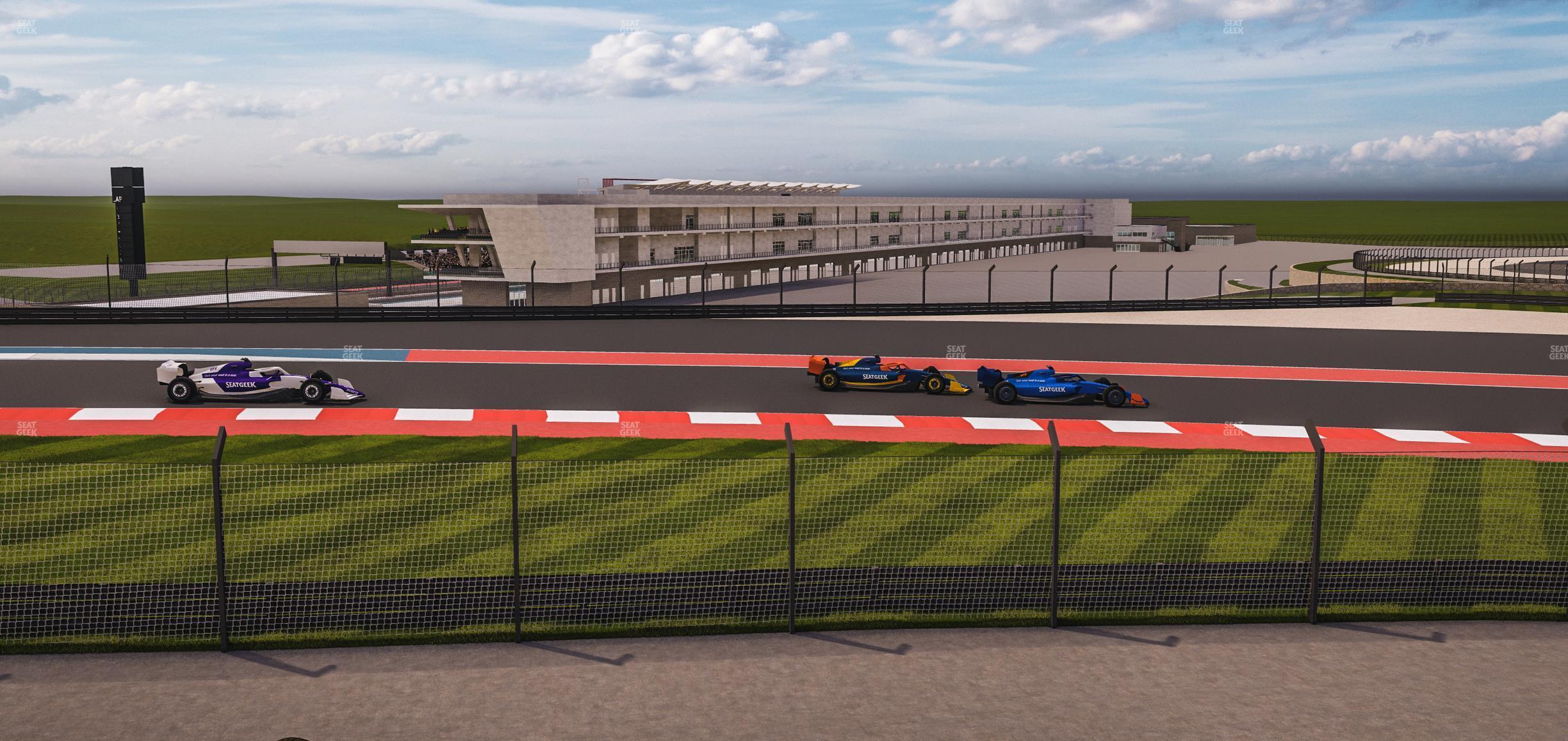 Seating view for Circuit of The Americas Section Turn 2 Grandstand 2