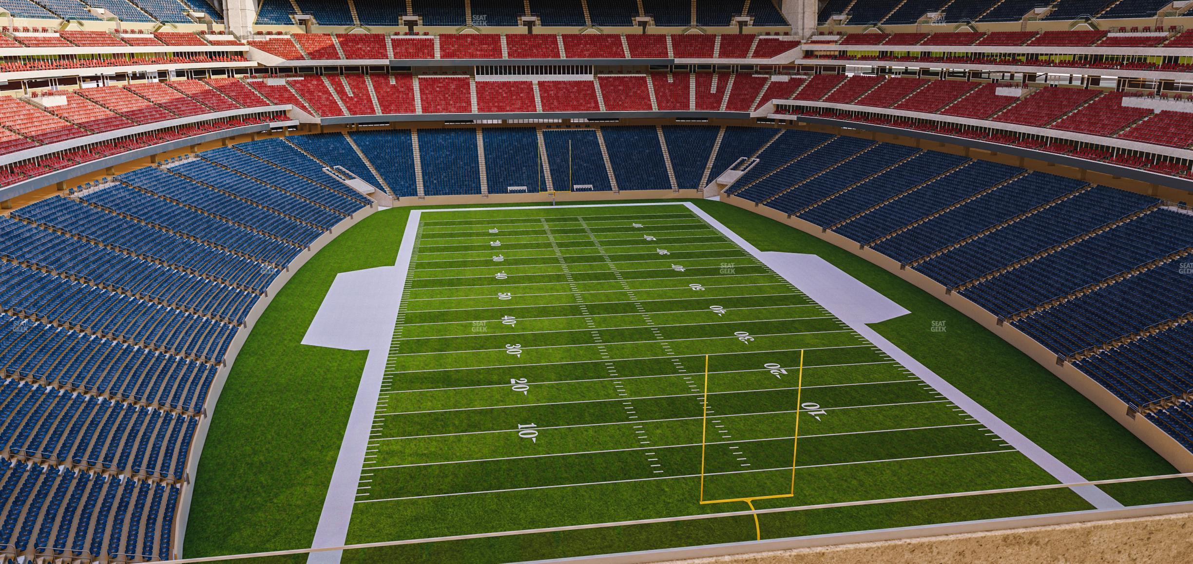 Seating view for NRG Stadium Section 548