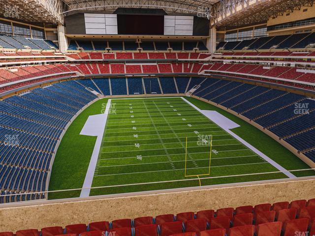 Seating view for NRG Stadium Section 548