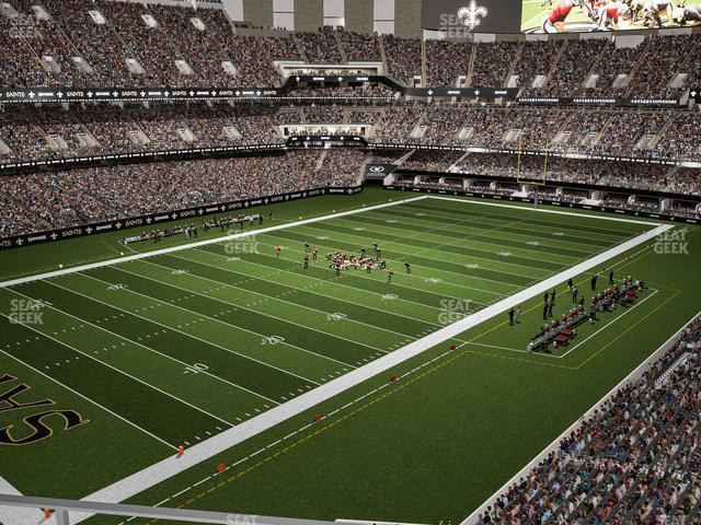 Seating view for Caesars Superdome Section Suite 430