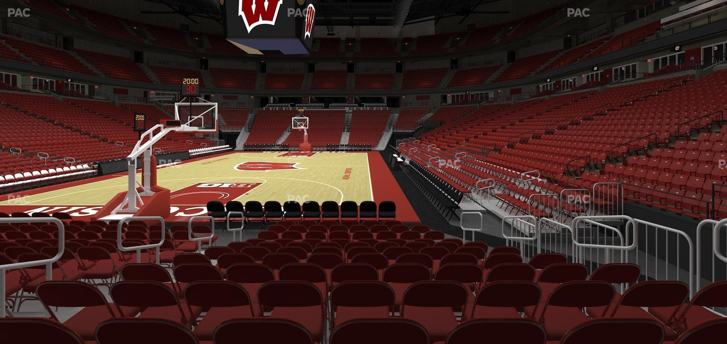 Seating view for Kohl Center Section 114