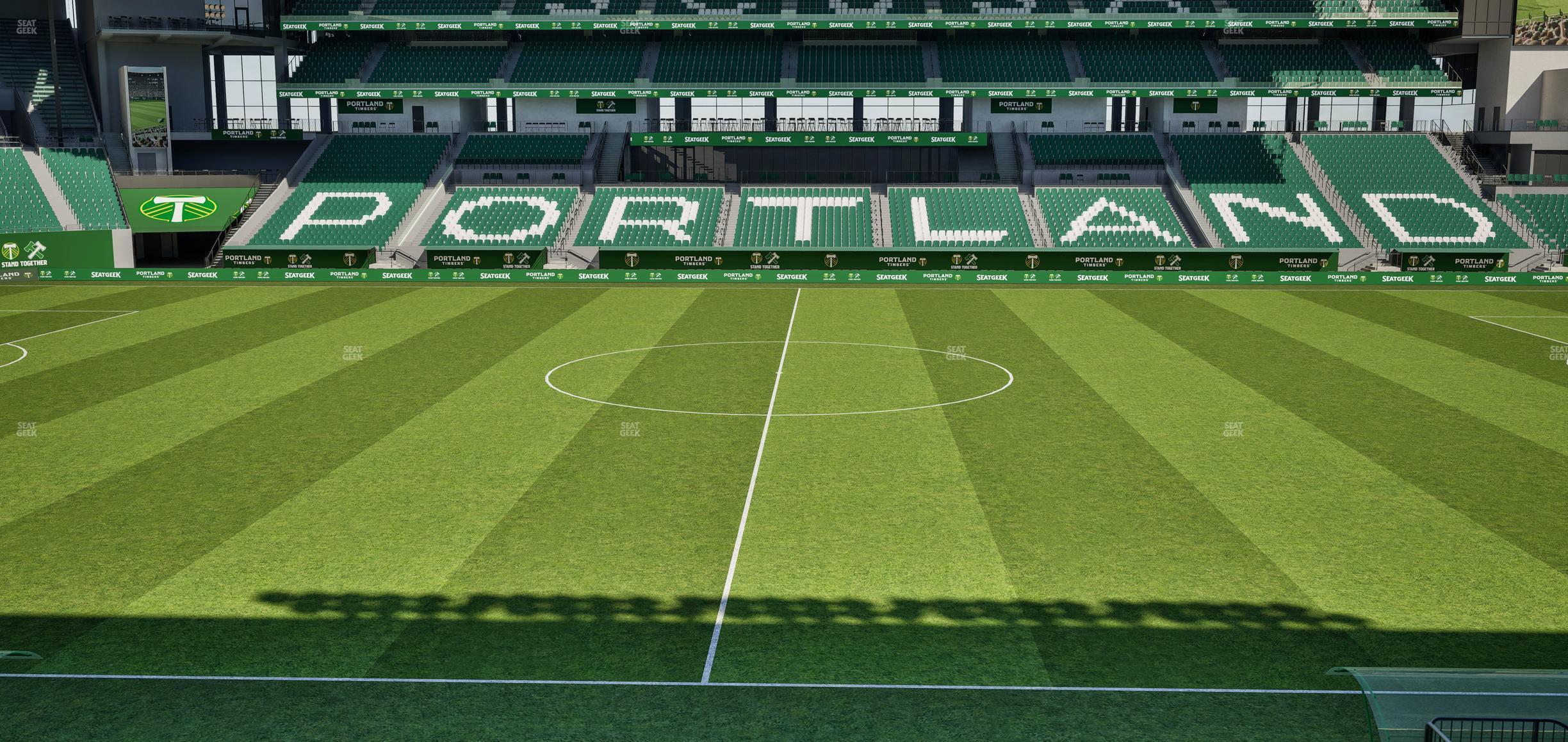 Seating view for Providence Park Section 118