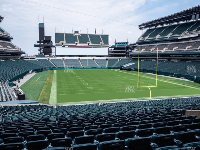 Seating view for Lincoln Financial Field Section 108