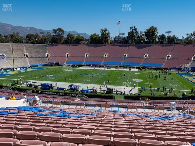 Seating view for Rose Bowl Stadium Section Upper 20