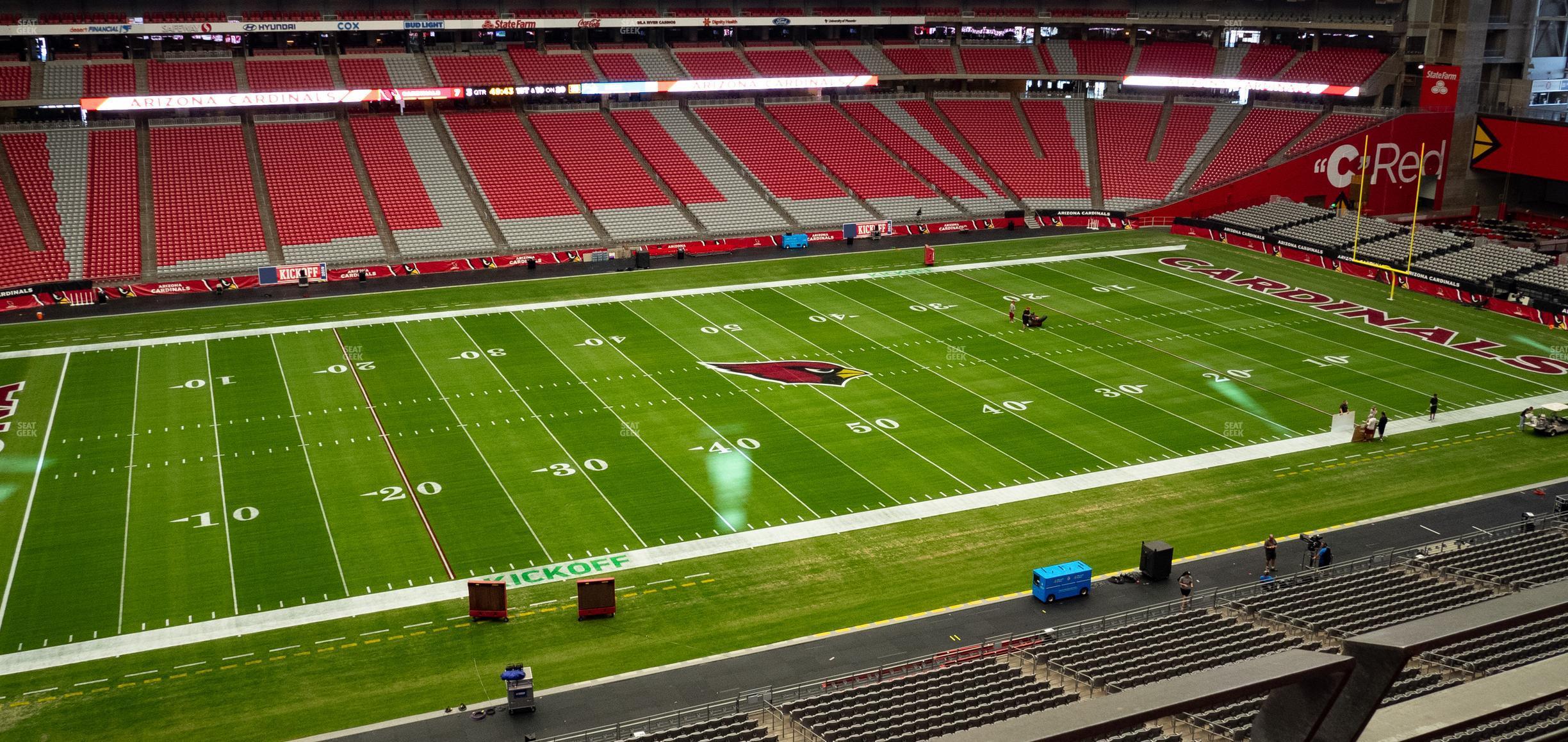 Seating view for State Farm Stadium Section Ring Of Honor 417