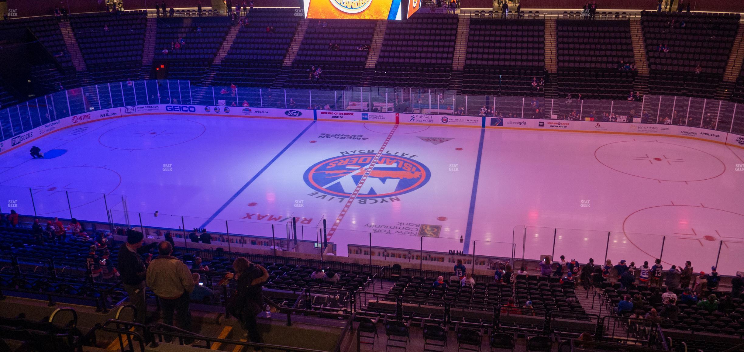 Seating view for Nassau Coliseum Section 222