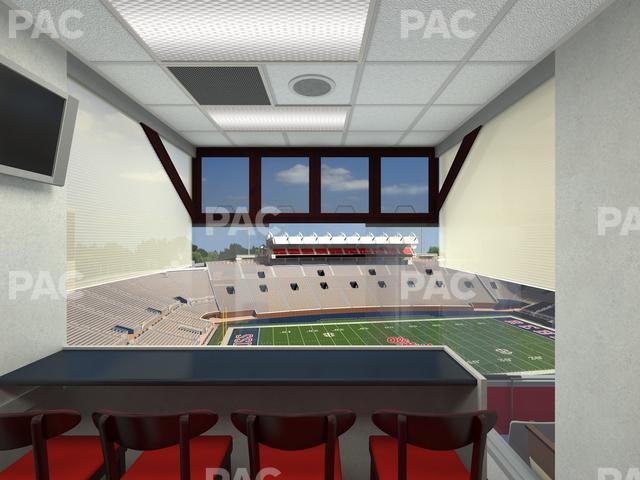 Seating view for Vaught Hemingway Stadium Section West Suites