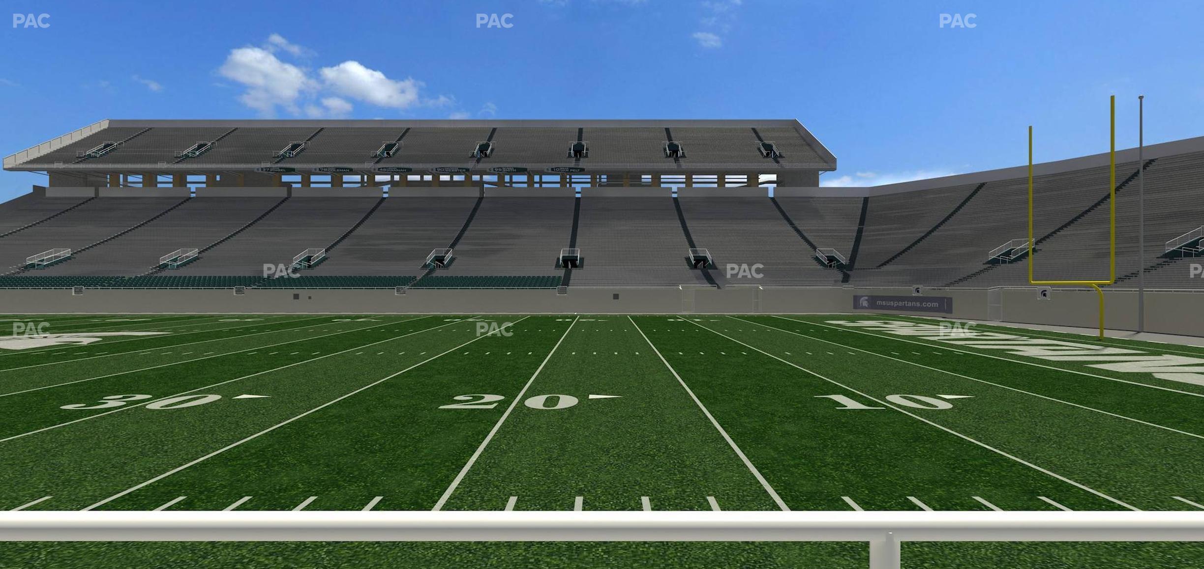 Seating view for Spartan Stadium (Michigan) Section 21 Wc