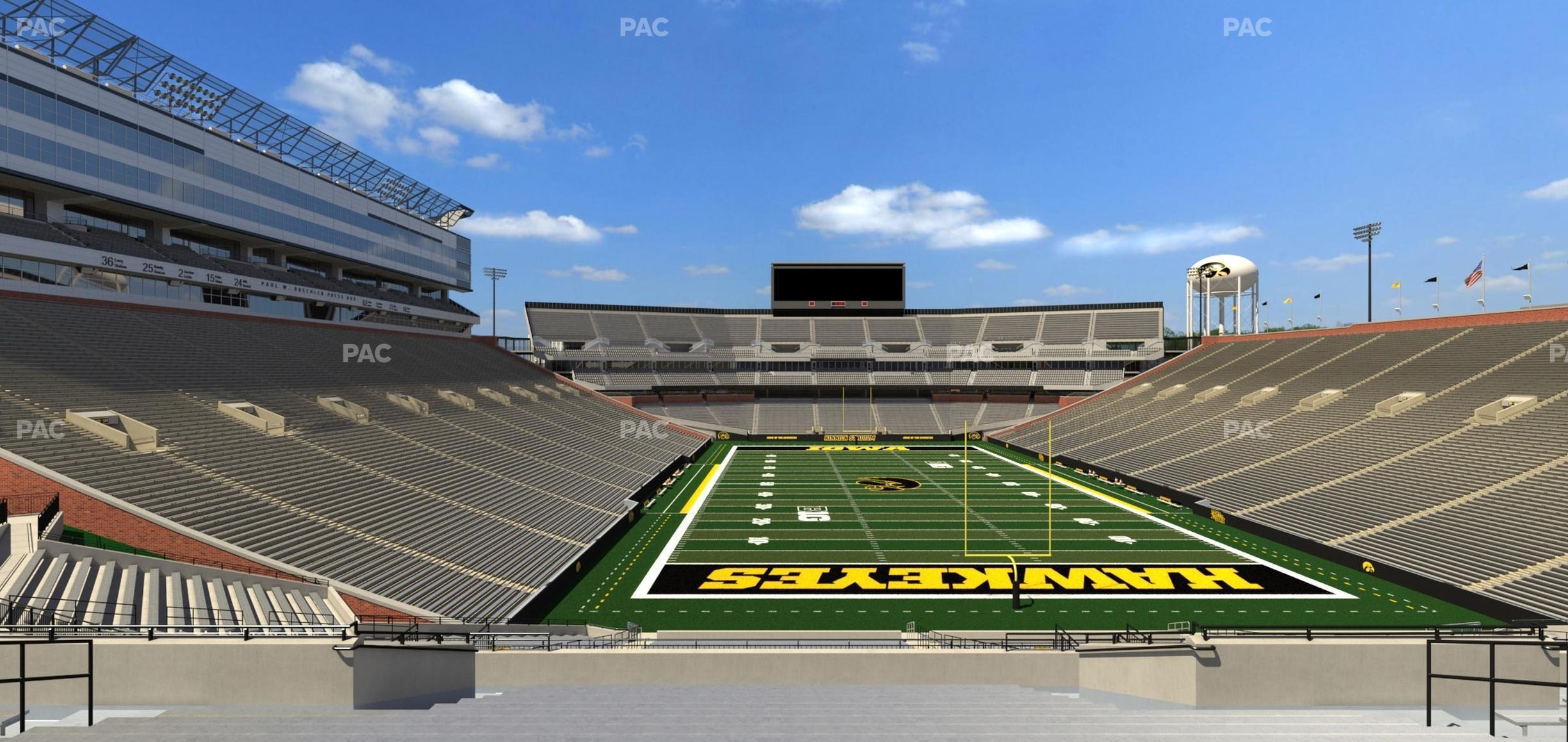 Seating view for Kinnick Stadium Section 217