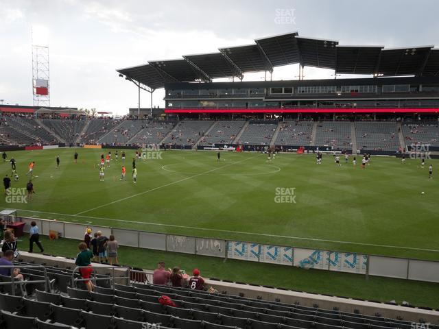 Seating view for Dick's Sporting Goods Park Section 105