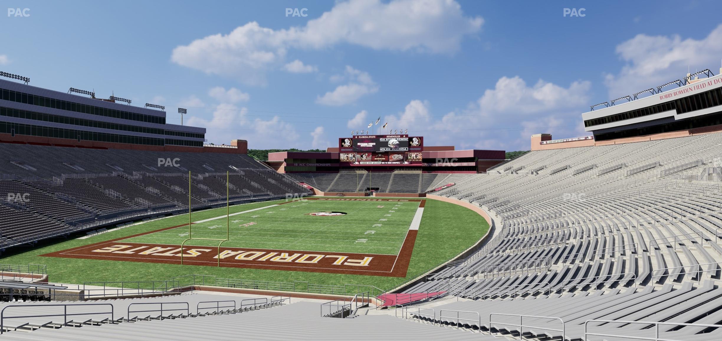 Seating view for Doak Campbell Stadium Section 118