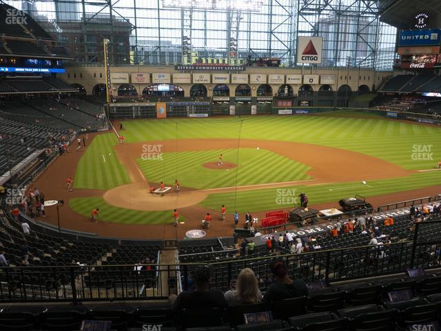 Seating view for Minute Maid Park Section 222