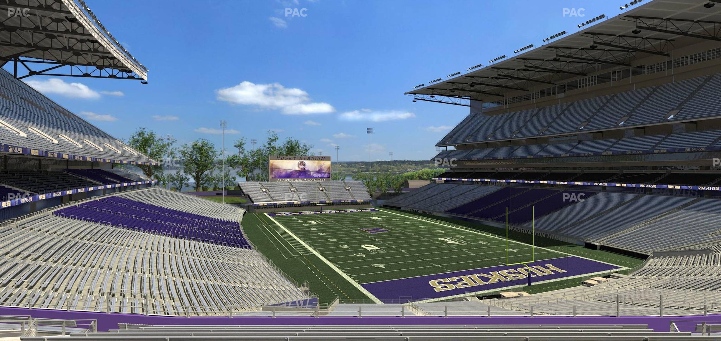 Seating view for Husky Stadium Section 221