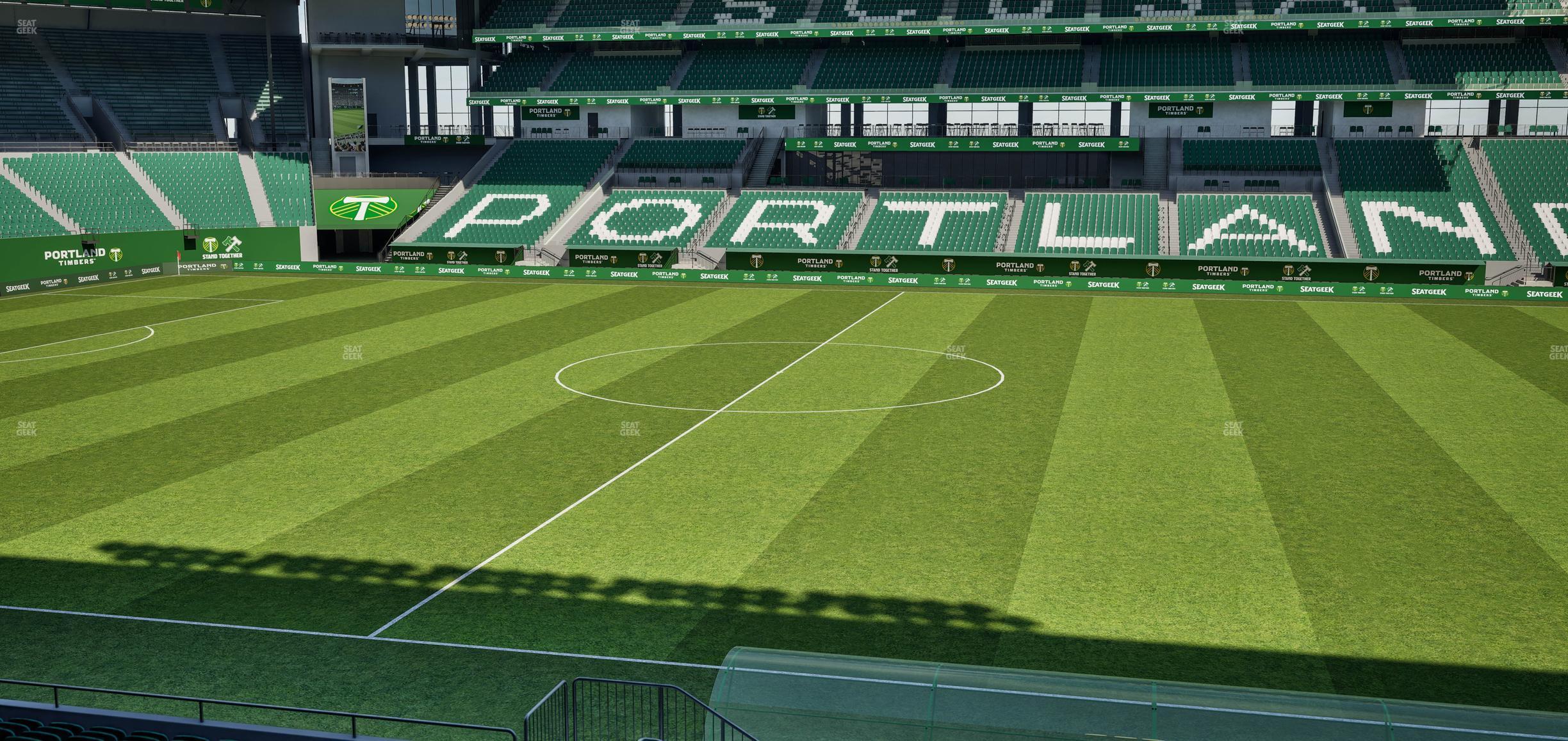 Seating view for Providence Park Section 119