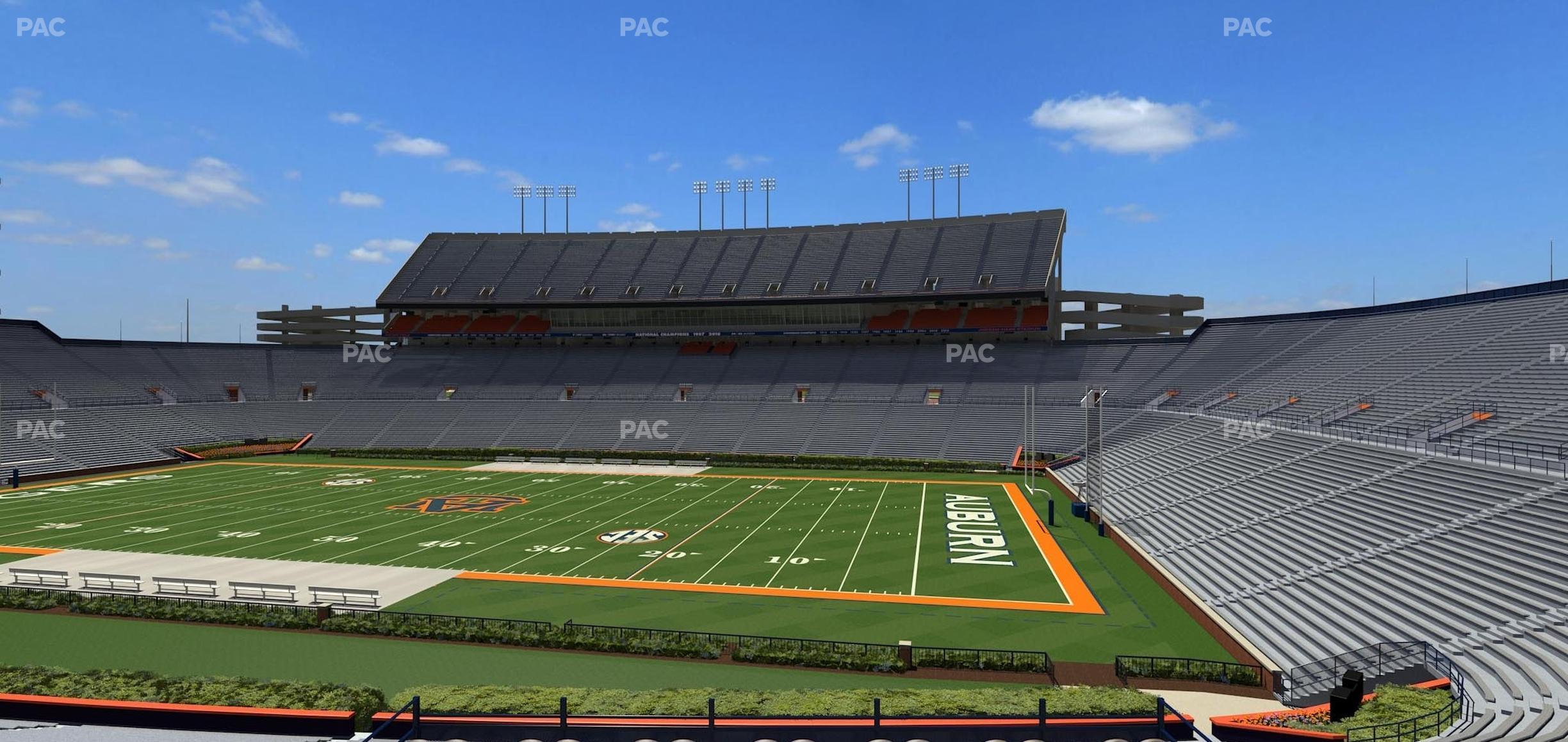 Seating view for Jordan-Hare Stadium Section 33