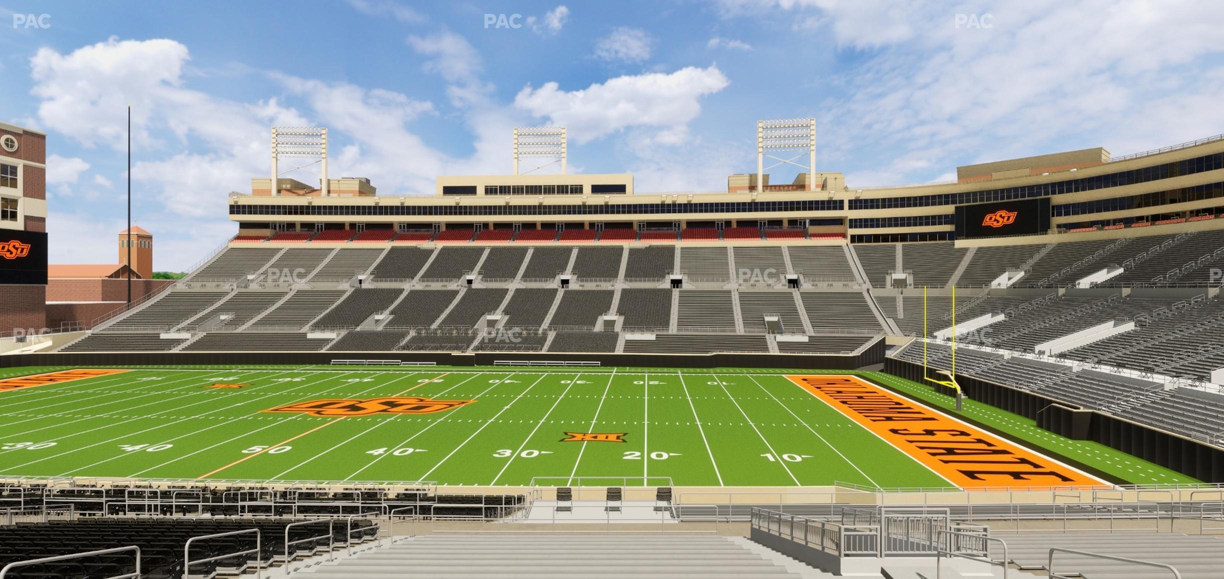 Seating view for Boone Pickens Stadium Section 133