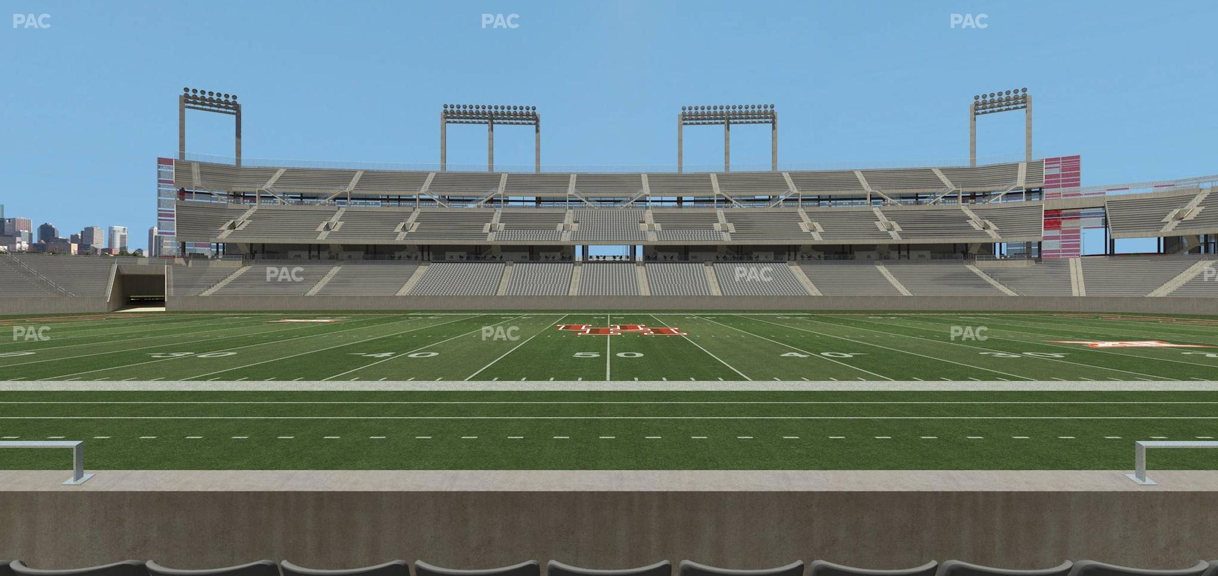 Seating view for TDECU Stadium Section 109