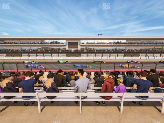 Seating view for Circuit of The Americas Section Main Grandstand Loge 18 B